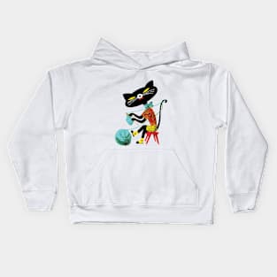 Weaver Cat Kids Hoodie